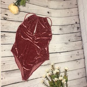 🍂 Out From Under Crushed Velvet Clara Bodysuit